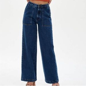 Lucy & Yak Delores Wide-Leg Jeans size 30